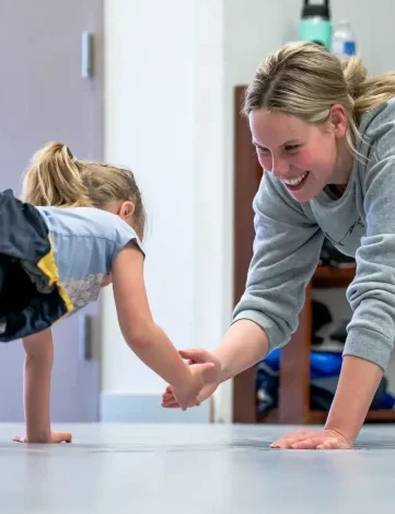 kids brazilian jiu jitsu warm-up at elite calgary