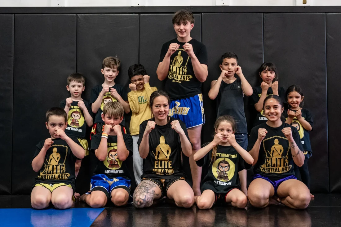 Teens brazilian jiu jitsu Calgary class at Elite Martial Arts in Calgary building confidence and discipline